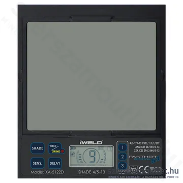 IWELD PANTHER DIGITAL 5.1 Automata hegesztő fejpajzs