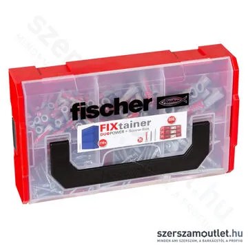 FISCHER FixTainer DUOPOWER Műanyag dübel + csavar készlet [210db/doboz] (536162)
