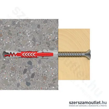 FISCHER FixTainer DUOPOWER Műanyag dübel + csavar készlet [210db/doboz] (536162)