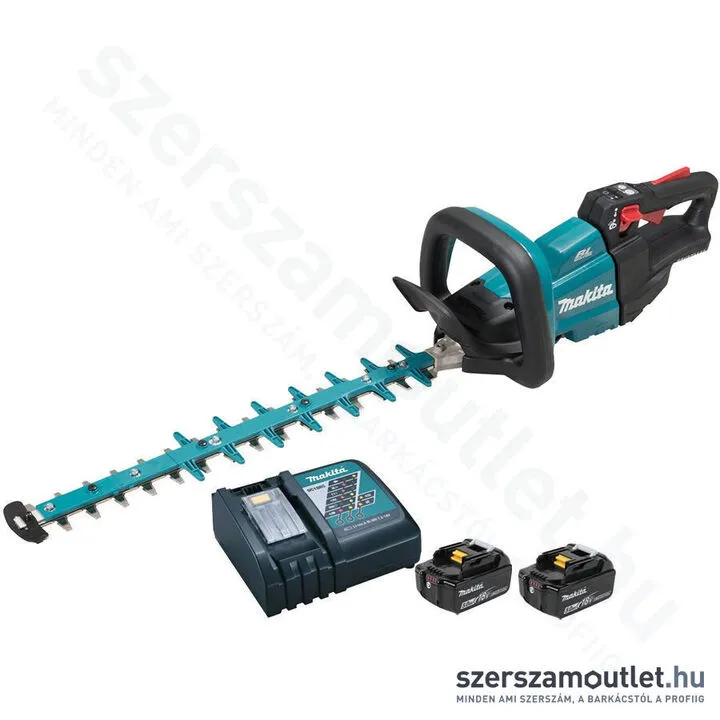 MAKITA DUH751RTE Akkus sövényvágó 75cm (2x5,0Ah/18V)