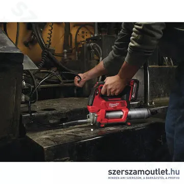 MILWAUKEE M18 GG-0 Akkus zsírzópisztoly (18V) (Akku és töltő nélkül!) (4933440493)
