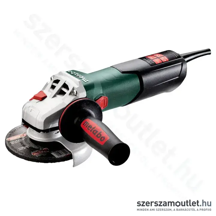 METABO WEV 11-125 QUICK Fordulatszám szabályzós sarokcsiszoló (1100W/125mm) (603625000)