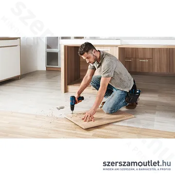 BOSCH GSB 120-LI Akkus ütvefúró-csavarozó kofferben (2x2,0Ah/12V)