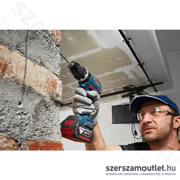 BOSCH GSB 18V-60 C Akkus ütvefúró-csavarozó szénkefementes, L-Boxxban (2x5,0Ah/18V) (06019G210B)