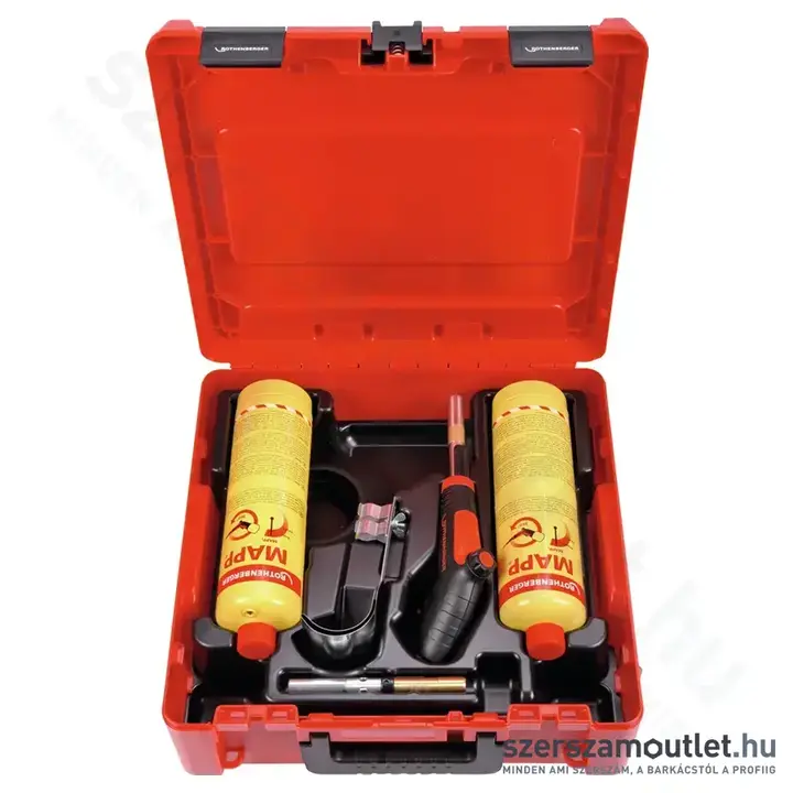 ROTHENBERGER SUPER FIRE 4 HOT BOX kemény és lágy forrasztó készlet