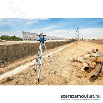 BOSCH GRL 600 CHV Akkus forgólézer + vevő +távvezérlő +állvány +léc +koffer (PIROS) (06159940P5)