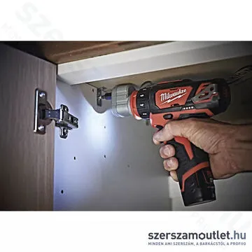MILWAUKEE M12 BDDXKIT-202C Akkus fúró-csavarbehajtó, levehető tokmányú, kofferben (32Nm/2x2,0Ah/12V)