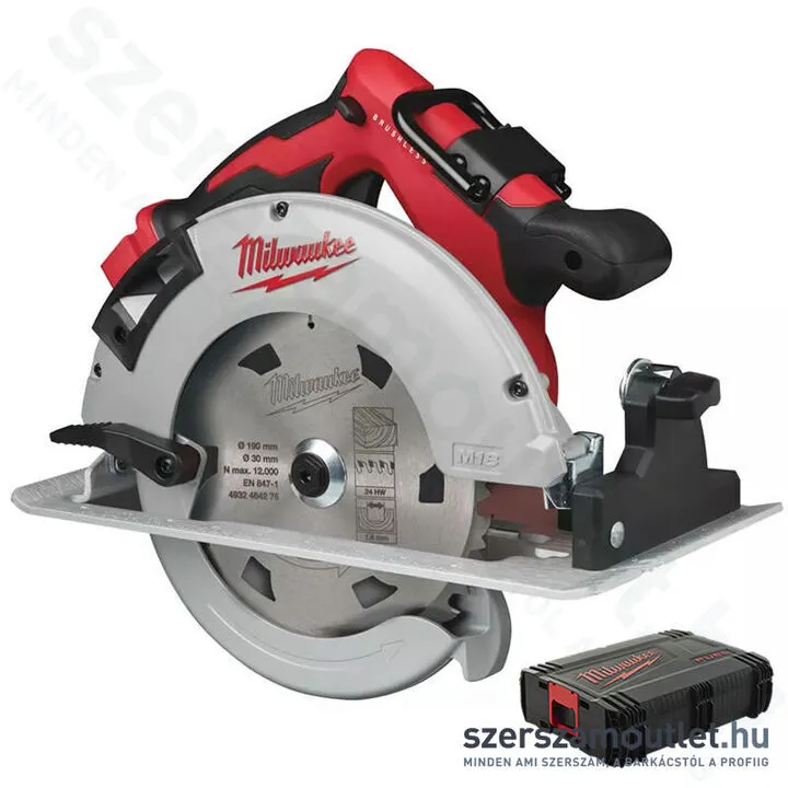 MILWAUKEE M18 BLCS66-0X Akkus körfűrész szénkefementes HD koffer (18V/190mm) (Akku és töltő nélkül)