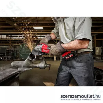 MILWAUKEE M18 FHSAG125XB-552X Akkus szénkefementes sarokcsiszoló HD kofferben (2x5,5Ah/18V)