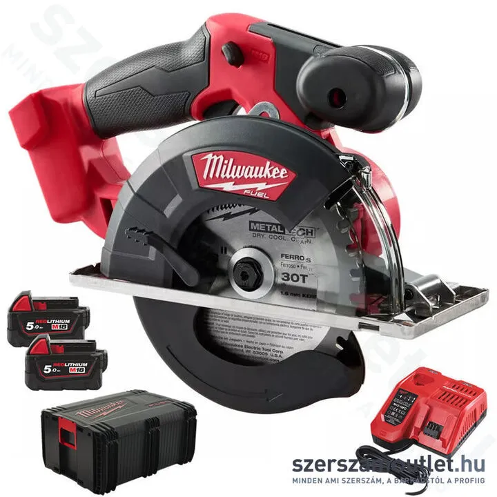 MILWAUKEE M18 FMCS-502X Akkus fémvágó körfűrész 150mm, szénkefementes HD kofferben (2x5,0Ah/18V)