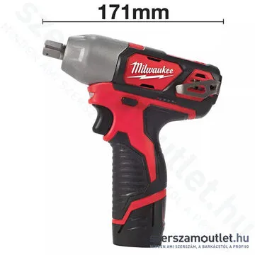 MILWAUKEE M12 BIW12-202C Akkus ütvecsavarozó kofferben 1/2