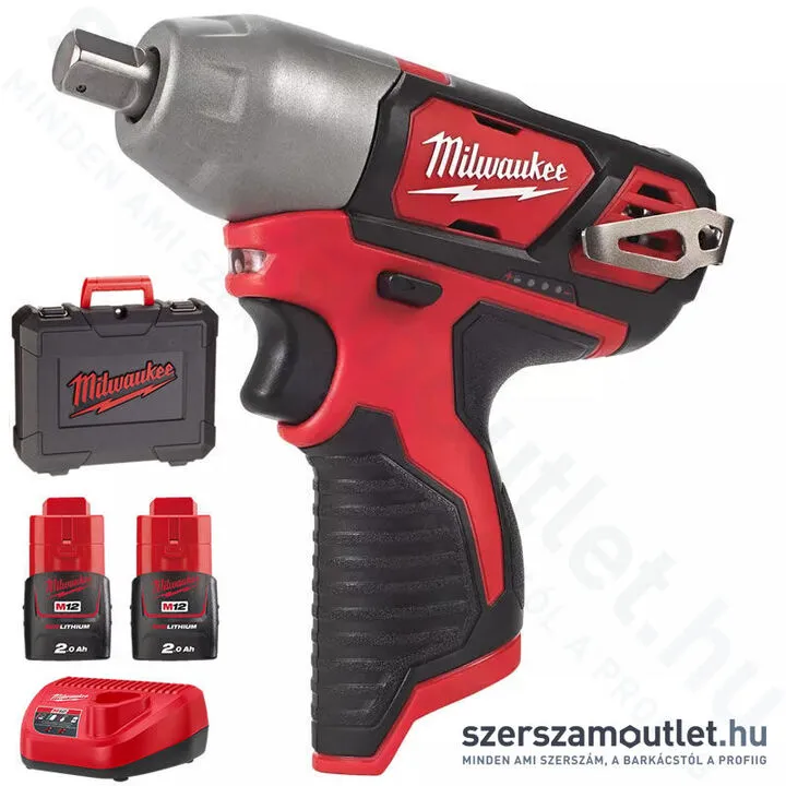 MILWAUKEE M12 BIW12-202C Akkus ütvecsavarozó kofferben 1/2