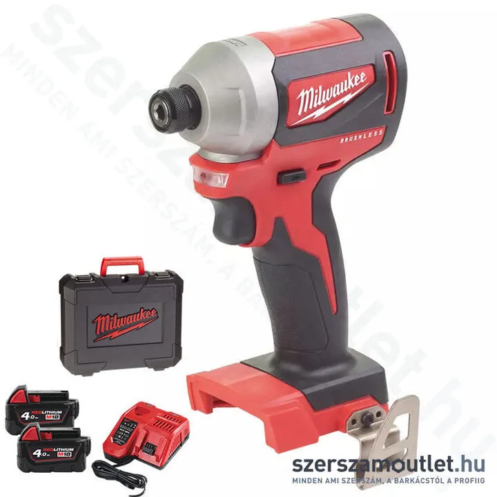 MILWAUKEE M18 CBLID-402C Akkus ütvecsavarozó szénkefementes kofferben (1/4