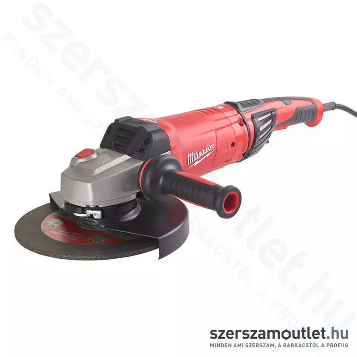 MILWAUKEE AGVKB 24-230 EKX Sarokcsiszoló lágyindítással, reteszelhető kapcsolóval (2400W/230mm)