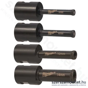 MILWAUKEE DIAMOND MAX™ Száraz gyémántfúró készlet M14 (6/8/10/14mm) (4932471863)