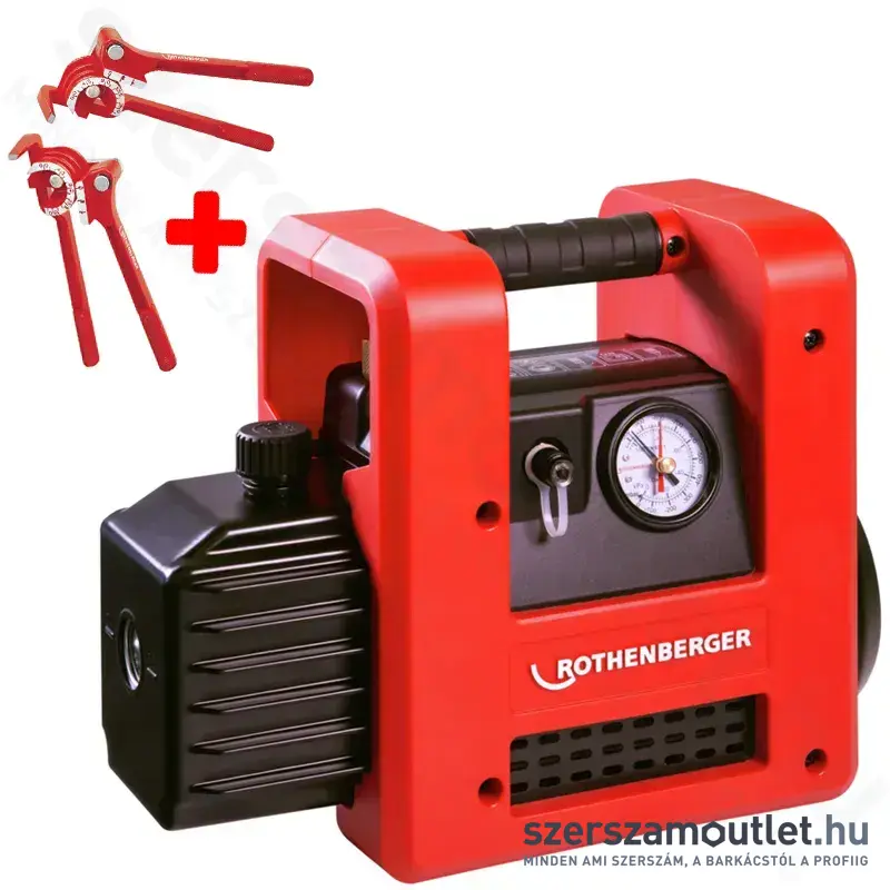 ROTHENBERGER ROAIRVAC R32 3.0 2 lépcsős vákumszivattyú 85l/min AJÁNDÉK CSŐHAJLÍTÓK