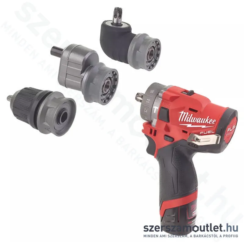 MILWAUKEE M12 FPDXKIT-202X Akkus szénkefementes ütvefúró-csavarozó HD kofferben (2x2,0Ah/12V)