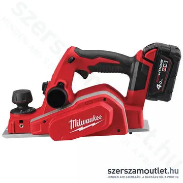 MILWAUKEE M18BP-402C Akkus gyalu kofferben (2x4,0Ah/18V) (4933451114)