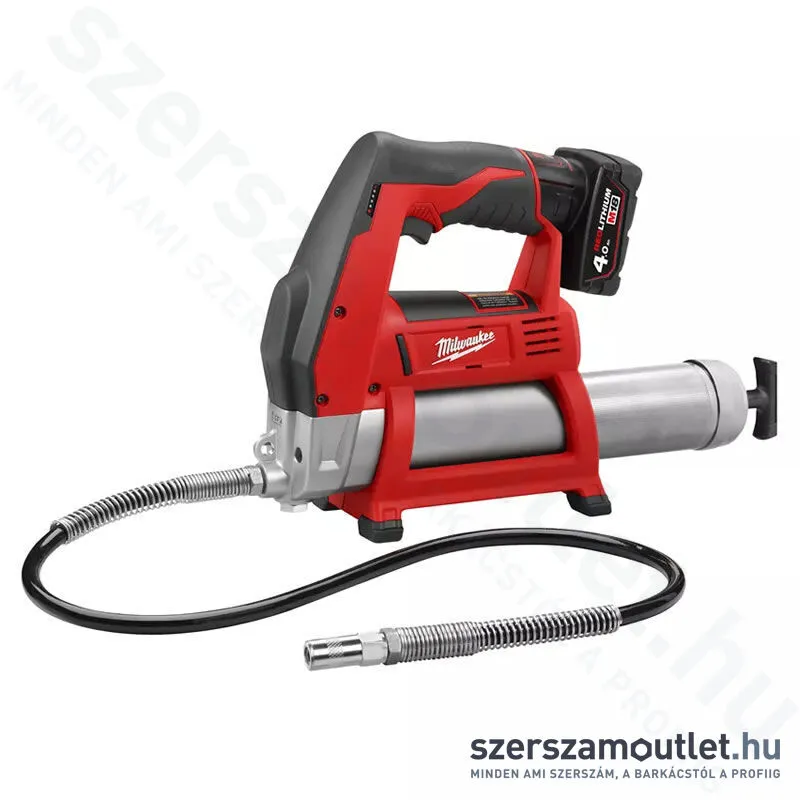 MILWAUKEE M12 GG-401B Akkus zsírzópisztoly táskában (1x4,0Ah/12V) (4933441675)