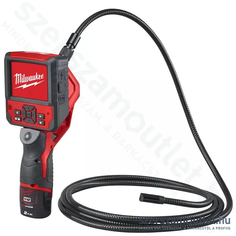 MILWAUKEE M12 IC AV3-201C Akkus digitális vizsgálókamera kofferben (1x2,0Ah/12V) (4933451367)