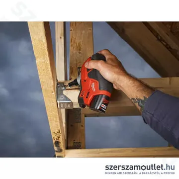 MILWAUKEE C12 PN-0 Akkus szegbeütő (12V) (Akku és töltő nélkül!) (4933427182)