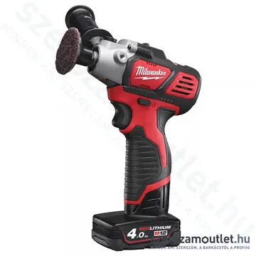 MILWAUKEE M12 BPS-421X Akkus polírozó/csiszoló HD kofferben (1x2,0Ah/1x4,0Ah/12V) (4933447799)