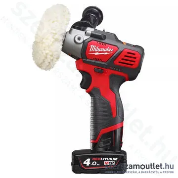 MILWAUKEE M12 BPS-421X Akkus polírozó/csiszoló HD kofferben (1x2,0Ah/1x4,0Ah/12V) (4933447799)