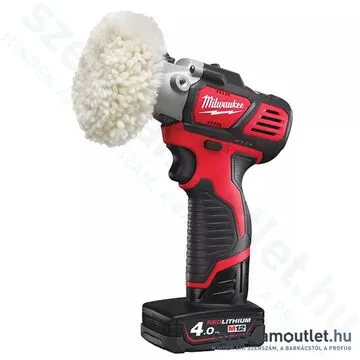 MILWAUKEE M12 BPS-421X Akkus polírozó/csiszoló HD kofferben (1x2,0Ah/1x4,0Ah/12V) (4933447799)