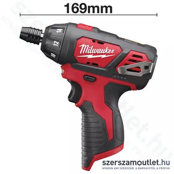 MILWAUKEE M12 BSD-0 Akkus csavarozó (12V) (Akku és töltő nélkül) (4933447135)