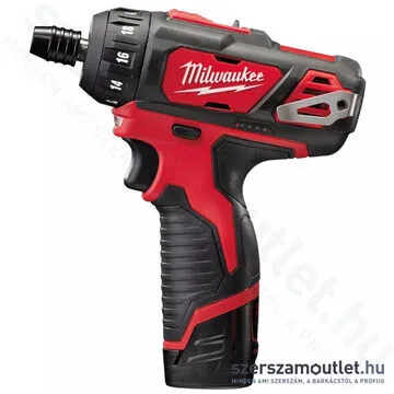 MILWAUKEE M12 BD-202C Akkus csavarozó kofferben (2x2,0Ah/12V) (4933441900)