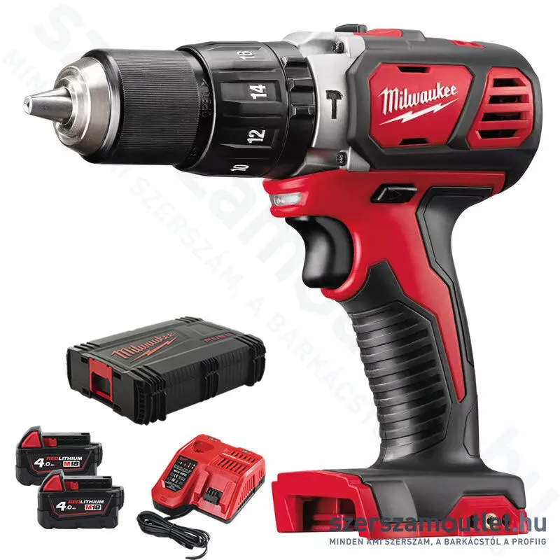 MILWAUKEE M18 BPD-402X Akkus ütvefúró-csavarozó HD kofferben (2x4,0Ah/18V) (4933446192)