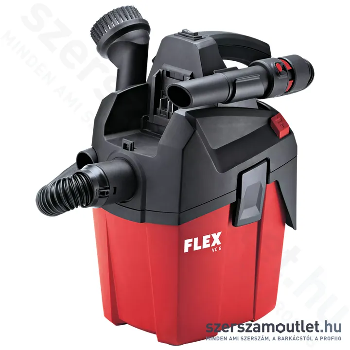 FLEX VC 6 L MC 18.0 Akkus porszívó kézi tisztítással (L/6l) (2x5Ah/18V) (750.650)