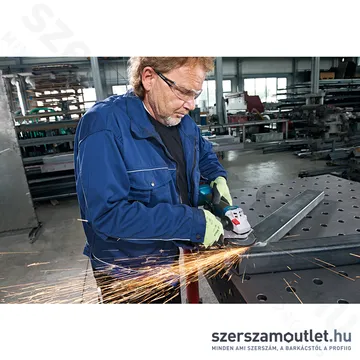 BOSCH GWS 18V-10 Akkus sarokcsiszoló szénkefementes (18V/115mm) (Akku és töltő nélkül!) (06019J4000)