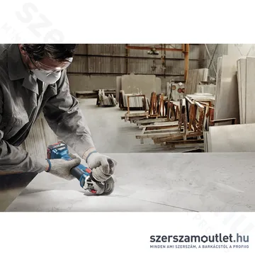 BOSCH GWS 18V-10 Akkus sarokcsiszoló szénkefementes (18V/115mm) (Akku és töltő nélkül!) (06019J4000)