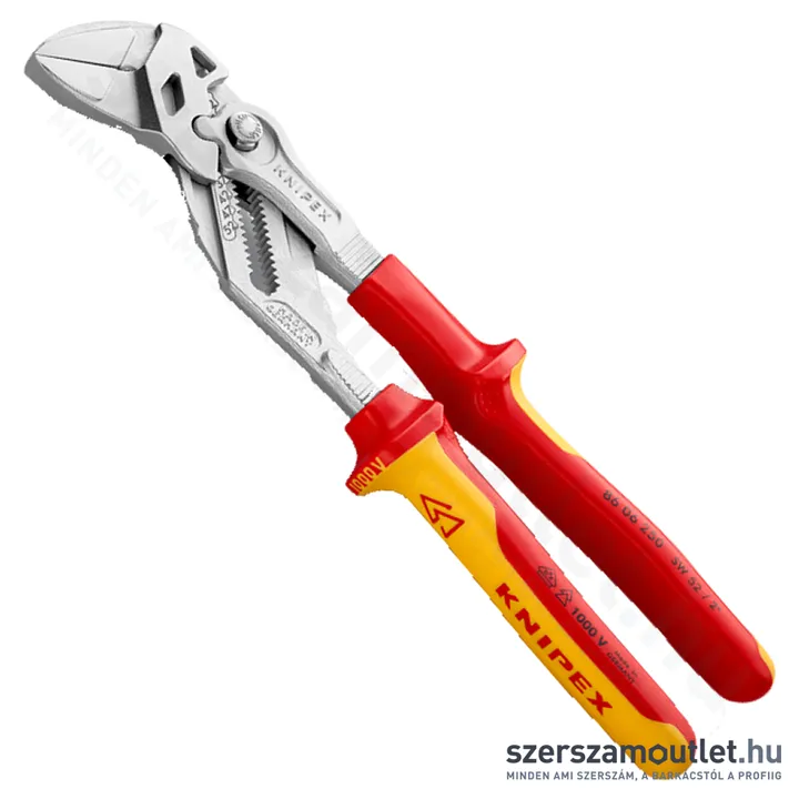 KNIPEX SZIGETELT Vízpumpa fogó 250mm (86 06 250)