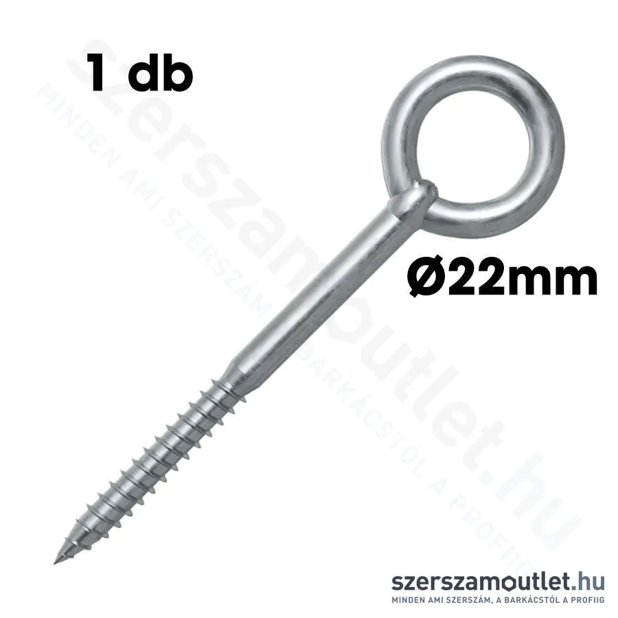 FISCHER GS Szemes facsavar 8x80mm | Ø22mm [1db] (80918)