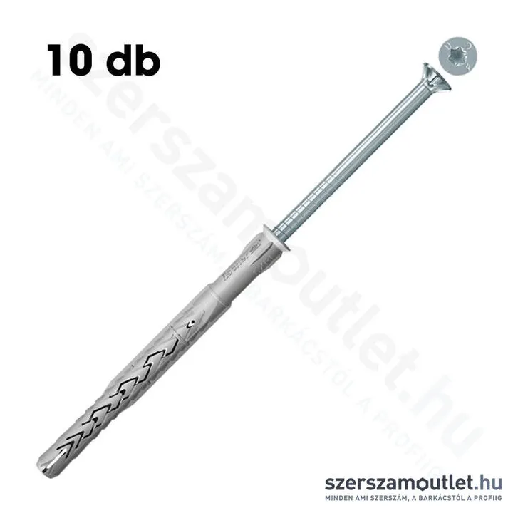 FISCHER SXRL T Rögzítődübel 8x140mm süllyesztett fejű csavarral (TX30) [10db] (540117)