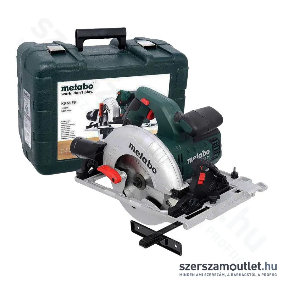 METABO KS 55 FS Körfűrész kofferben (1200W/160mm)