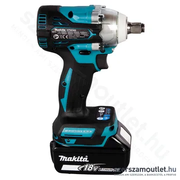 MAKITA DTW300RTJ Akkus szénkefementes ütvecsavarozó 1/2