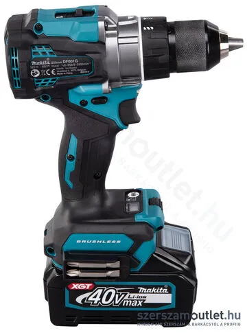MAKITA DF001GM201 Akkus szénkefementes fúró-csavarbehajtó MAKPAC kofferben (2x4,0Ah/40V)