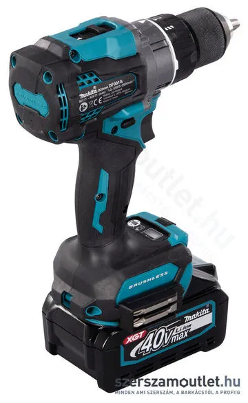 MAKITA DF001GM201 Akkus szénkefementes fúró-csavarbehajtó MAKPAC kofferben (2x4,0Ah/40V)