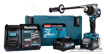 MAKITA DF001GM201 Akkus szénkefementes fúró-csavarbehajtó MAKPAC kofferben (2x4,0Ah/40V)