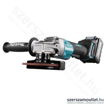 MAKITA GA013GM201 Akkus szénkefementes sarokcsiszoló 125mm, MAKPAC kofferben (2x4,0Ah/40V)