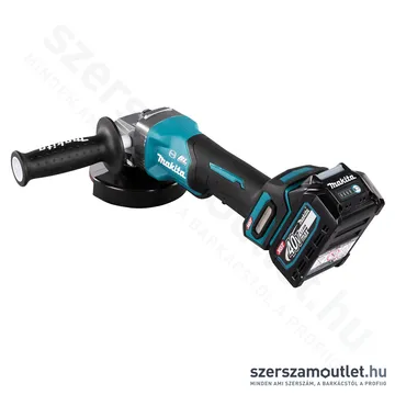 MAKITA GA013GM201 Akkus szénkefementes sarokcsiszoló 125mm, MAKPAC kofferben (2x4,0Ah/40V)