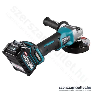 MAKITA GA013GM201 Akkus szénkefementes sarokcsiszoló 125mm, MAKPAC kofferben (2x4,0Ah/40V)