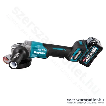 MAKITA GA013GM201 Akkus szénkefementes sarokcsiszoló 125mm, MAKPAC kofferben (2x4,0Ah/40V)