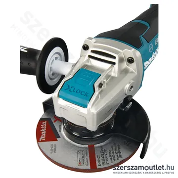 MAKITA DGA519Z Akkus BL motoros fordulatszabályzós sarokcsiszoló X-LOCK 125mm (Akku és töltő nélkül)