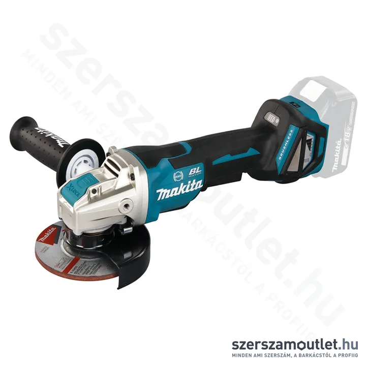 MAKITA DGA519Z Akkus BL motoros fordulatszabályzós sarokcsiszoló X-LOCK 125mm (Akku és töltő nélkül)