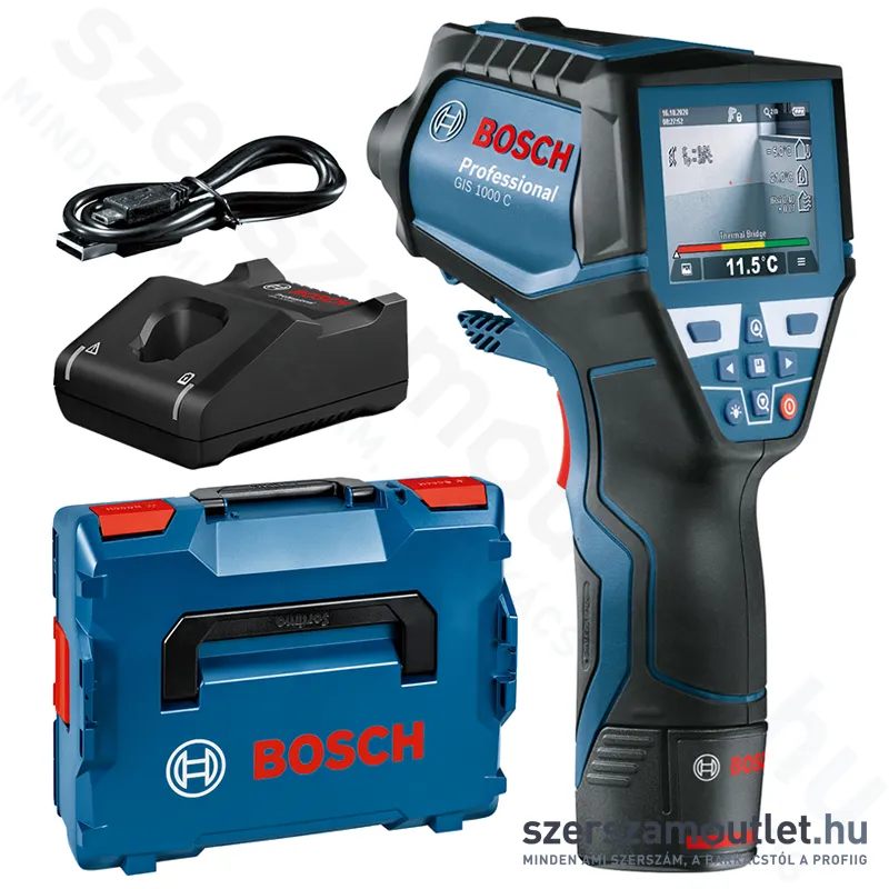 BOSCH GIS 1000 C Thermo detektor L-Boxxban (1x2,0Ah/12V) (0601083301)