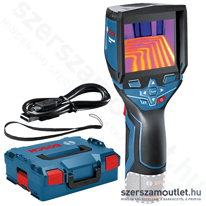 BOSCH GTC 400 C Thermo detektor, hőkamera L-Boxxban (12V) (Akku és töltő nélkül!) (0601083108)